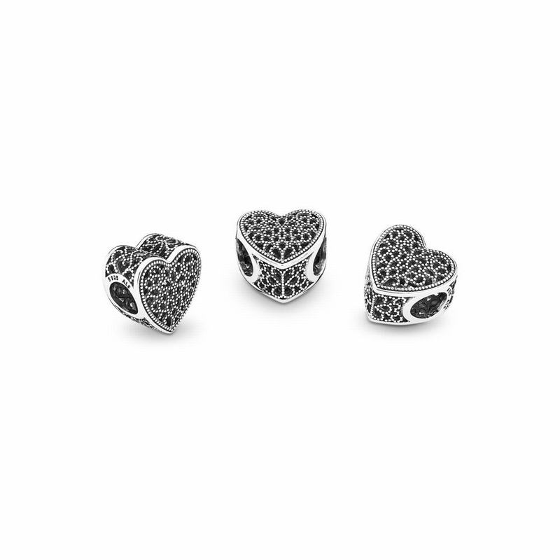 Pandora Filled with Romance Charm Outlet NZ, Sterling Silver (861704-KZA)